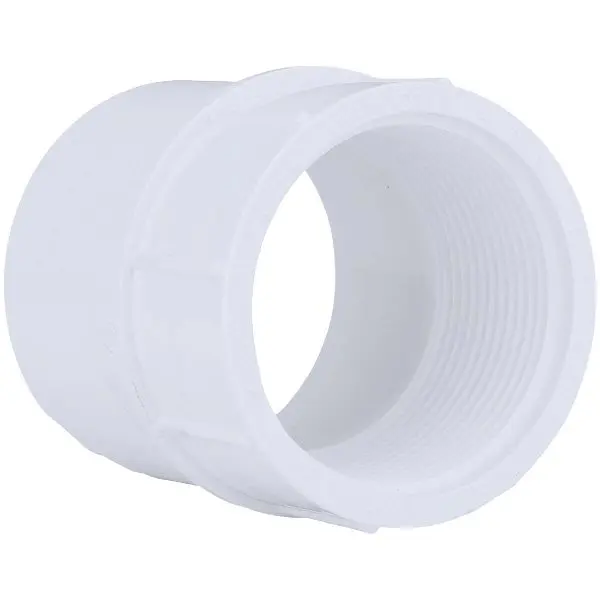 Charlotte ANSI-Rated Pipe 2-1/2 Inch Schedule 40 Female PVC Modifyer, PVC 02101 1700HA Charlotte Pipe