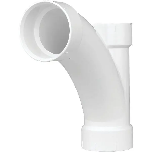Charlotte Commercial-Grade Pipe 3 Inch Tee-Wye DWV PVC Tee, PVC 00501 1000HA Charlotte Pipe