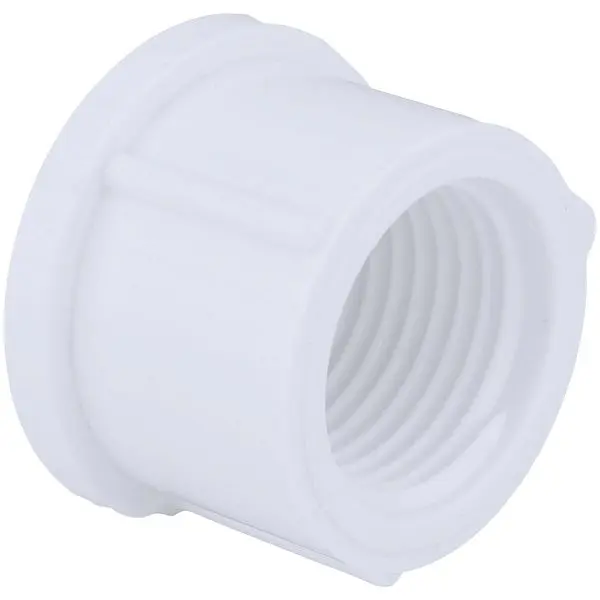 Charlotte Contemporary Pipe 3 Inch FIP Schedule 40 Threaded PVC Cap, PVC 02117 2200HA Charlotte Pipe