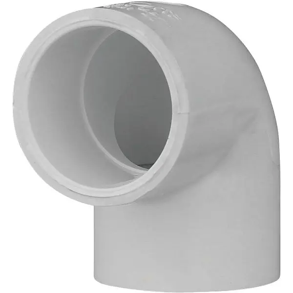 Charlotte Contemporary Pipe 3/4 Inch Slip x Slip Schedule 40 90 Degrees PVC Street Elbow (1/4 Bend), 10-Pack, PVC 02300C 0...