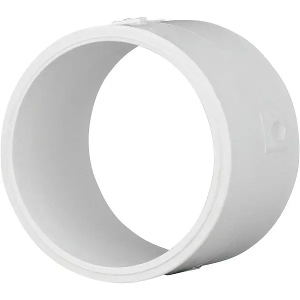 Charlotte CSA-Approved Pipe 2 Inch Schedule 40 DWV PVC Repair Grooved Coupling, PVC 00130 0800HA Charlotte Pipe