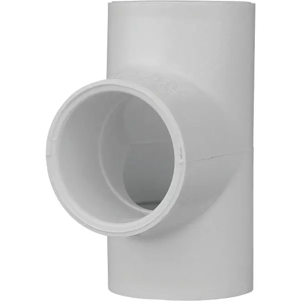Charlotte CSA-Approved Pipe 1 Inch Schedule 40 PVC Tee, PVC 02400 1000HA Charlotte Pipe