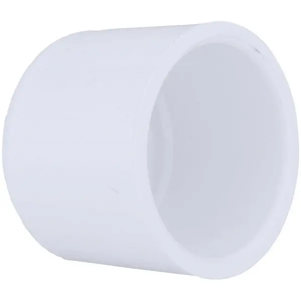 Charlotte Easy-Install Pipe 1-1/4 Inch Schedule 40 Pressure Slip PVC Cap, PVC 02116 1200HA Charlotte Pipe