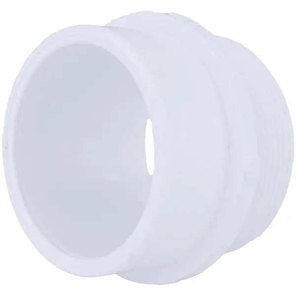 Charlotte Enhanced Pipe 2 Inch SPG x 2 Inch MIP Schedule 40 DWV PVC Modifyer, PVC 00111 1000HA Charlotte Pipe