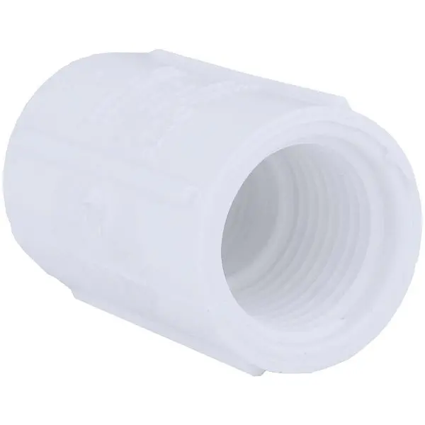 Charlotte Expert Pipe 1 Inch FIP Schedule 40 Threaded PVC Coupling, PVC 02102 1000HA Charlotte Pipe