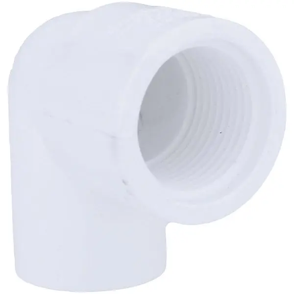 Charlotte Fast-Acting Pipe 1/2 Inch Slip x 3/4 Inch Female Schedule 40 90 Degrees PVC Street Elbow (1/4 Bend), PVC 02301 2...