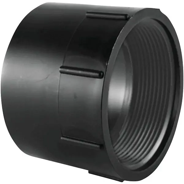 Charlotte Hi-Vis Pipe 4 Inch Hub x FPT Female ABS Modifyer, ABS 00101 1200HA Charlotte Pipe