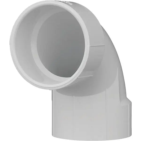 Charlotte Master-Grade Pipe 3 Inch Schedule 40 90 Degrees Sanitary DWV PVC Elbow (1/4 Bend), PVC 00300 1200HA Charlotte Pipe