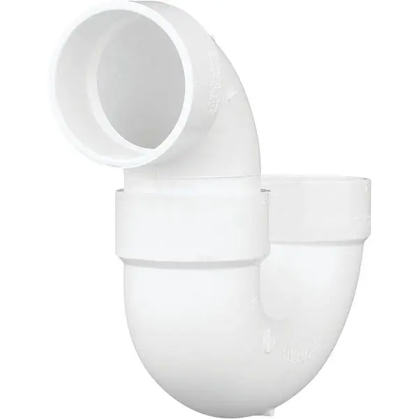 Charlotte Maximum-Strength Pipe 3 Inch White PVC P-Trap, PVC 00706X 1000HA Charlotte Pipe