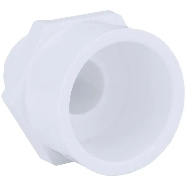 Charlotte Pipe 1-1/4 Inch x 1-1/2 Inch Schedule 40 Male PVC Modifyer, PVC 02110 1200HA