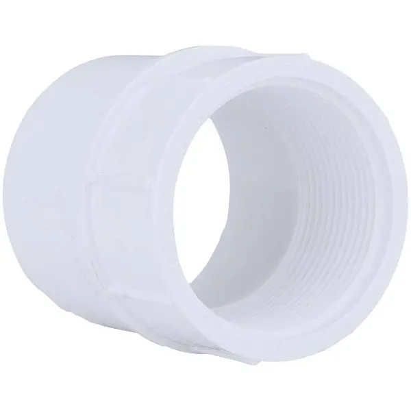 Charlotte Pipe 1-1/4 Inch Schedule 40 Female PVC Modifyer, PVC 02101 1200HA