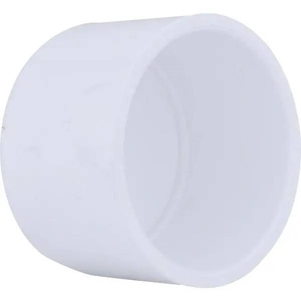 Charlotte Pipe 2-1/2 Inch Schedule 40 Pressure Slip PVC Cap, PVC 02116 1700HA