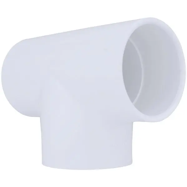 Charlotte Pipe 2-1/2 Inch Schedule 40 PVC Straight Tee, PVC 02400 1700HA