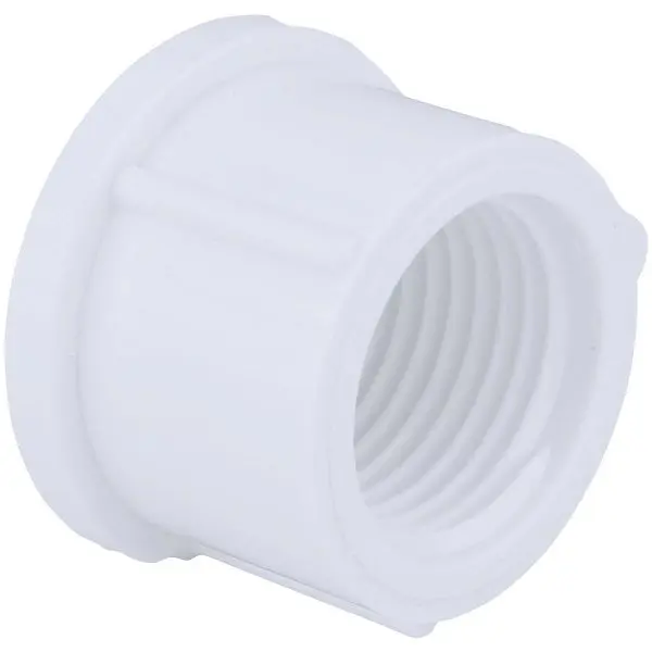Charlotte Pipe 4 Inch FIP Schedule 40 UNCed PVC Threaded Cap, PVC 02117 2400HA