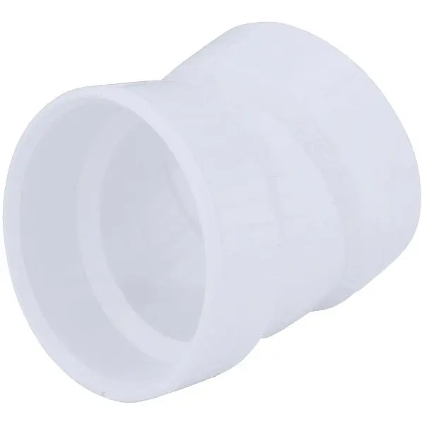 Charlotte Pipe 2 Inch Hub x Hub Schedule 40 22-1/2 Degrees DWV PVC Long Radius Elbow (1/16 Bend), PVC 00324 0800HA
