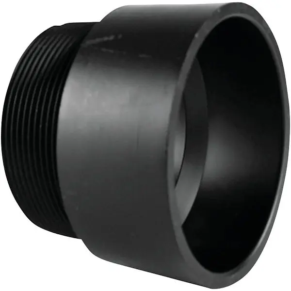 Charlotte Pipe 2 Inch Hub x MPT Male ABS Modifyer, ABS 00109 1000HA