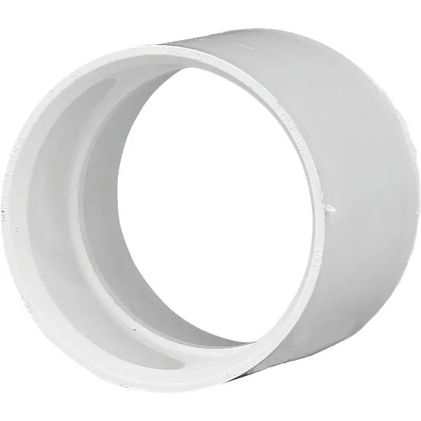 Charlotte Pipe 3 Inch Hub Schedule 40 DWV PVC Half Coupling, PVC 00100 1200HA