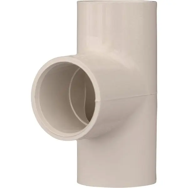 Charlotte Pipe 1 Inch x 1 Inch x 1 Inch Solvent Weldable CPVC Tee, CTS 02400 1000HA