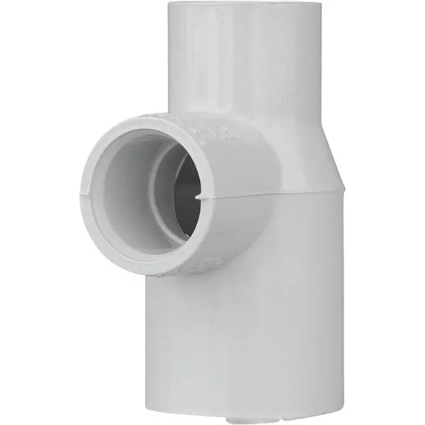Charlotte Pipe 3/4 Inch x 1/2 Inch x 1/2 Inch Solvent Weldable CPVC Cross Tee, CTS 02400 2000HA