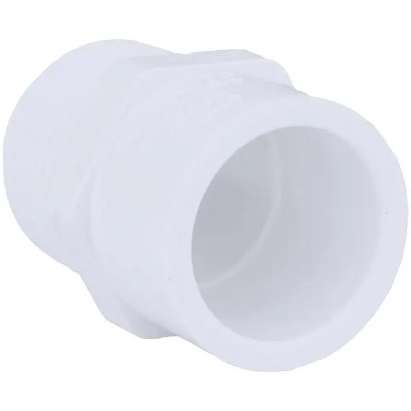 Charlotte Pipe 1/2 Inch x 3/4 Inch Schedule 40 Male PVC Modifyer, PVC 02110 0600HA