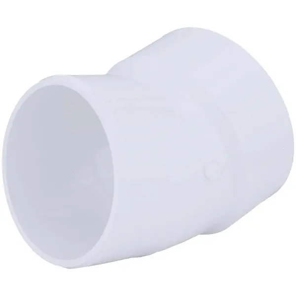 Charlotte Pipe 4 Inch Schedule 40 22-1/2 Degrees DWV PVC Street Elbow (1/16 Bend), PVC 00326 1200HA