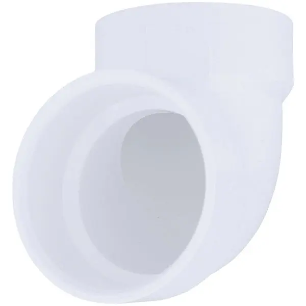 Charlotte Pipe 2 Inch Schedule 40 90 Degrees DWV PVC Vent Pipe Elbow (1/4 Bend), PVC 00331 0800HA