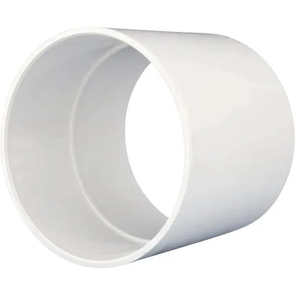 Charlotte Pipe 3 Inch Schedule 30 DWV 600 Series PVC Coupling, PVC 01100 0600HA