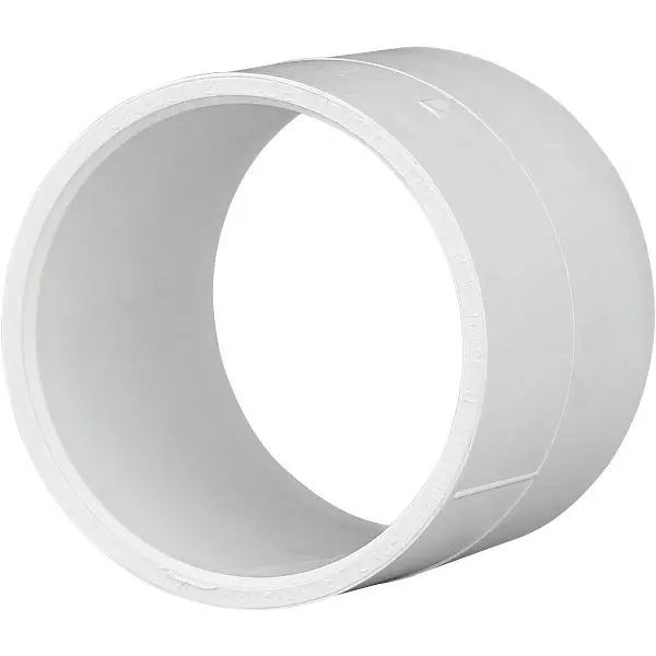 Charlotte Pipe 3 Inch Schedule 40 DWV PVC Repair Full Coupling, PVC 00130 1000HA