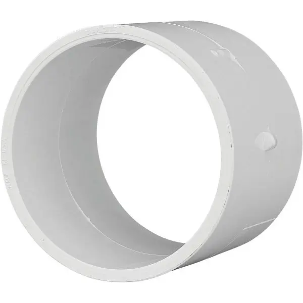 Charlotte Pipe 4 Inch Schedule 40 DWV PVC Repair Coupling, PVC 00130 1200HA