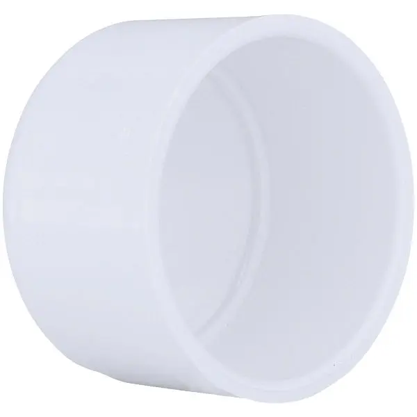 Charlotte Pipe 3 Inch Schedule 40 Pressure Slip PVC Threaded Cap, PVC 02116 1800HA