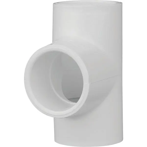 Charlotte Pipe 3/4 Inch Schedule 40 PVC Bullhead Tee, 25 per case, PVC 02400 0800HA