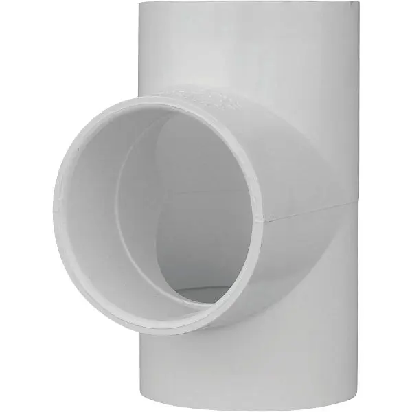 Charlotte Pipe 2 Inch Schedule 40 PVC Tee, PVC 02400 1600HA
