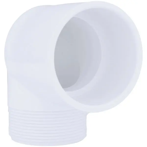 Charlotte Pipe 2 Inch Slip x Male Schedule 40 90 Degrees Street PVC 45 Degree Elbow (1/4 Bend), PVC 02306 1600HA