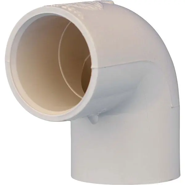 Charlotte Pipe 3/4 Inch Slip x Slip 90 Degrees CPVC Socket Weld Elbow (1/4 Bend), 10-Box, CTS 02300C 0800HA