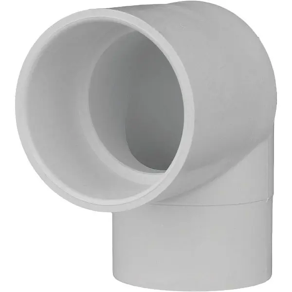 Charlotte Pipe 2 Inch Slip x Spigot Schedule 40 90 Degrees Street PVC Pipe Elbow (1/4 Bend), PVC 02304 1400HA