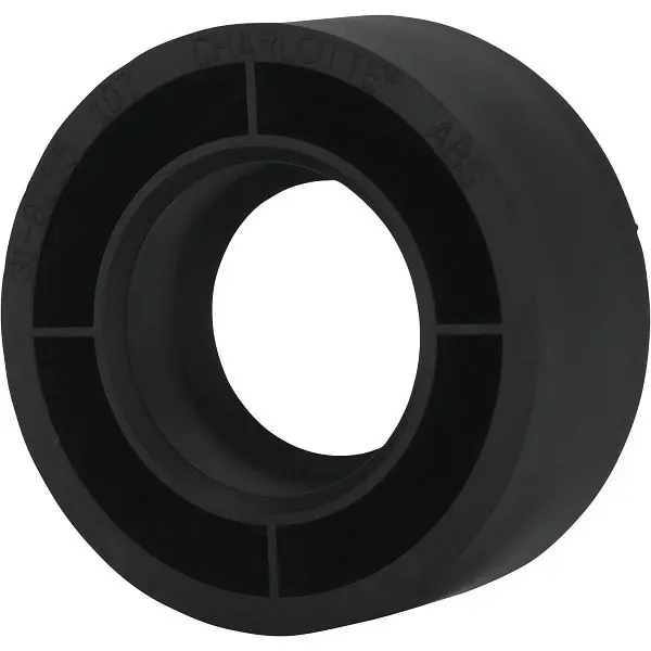 Charlotte Pipe 3 Inch Spigot x 1-1/2 Inch Hub Reducing ABS Bushing, ABS 00107 1000HA