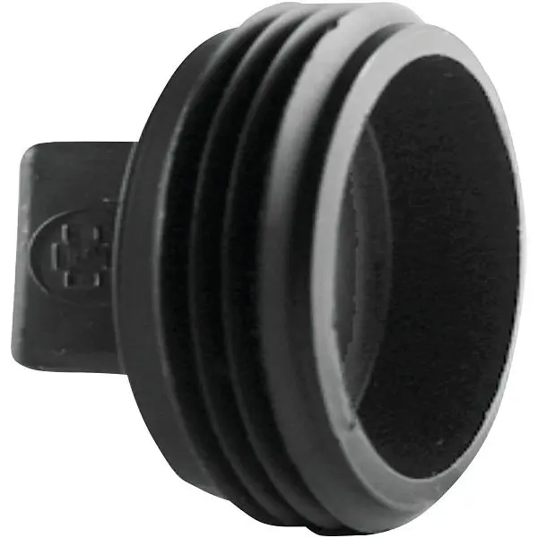 Charlotte Quick Pipe 3 Inch MIP Threaded ABS Square Head Plug, ABS 00106 1200HA Charlotte Pipe