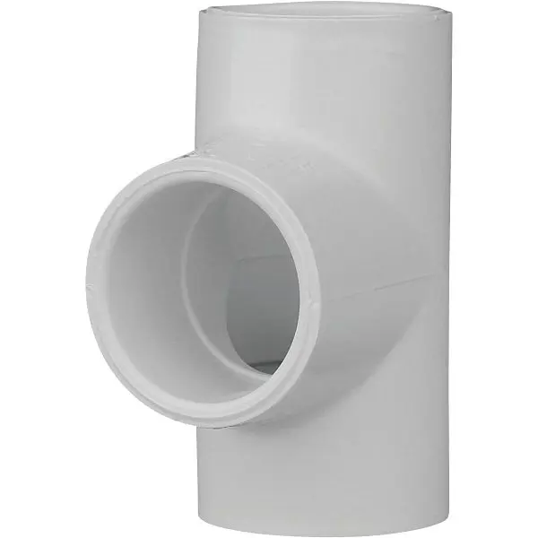 Charlotte Ready-to-Use Pipe 3/4 Inch Schedule 40 PVC Tee, 10-Pack, PVC 02400C 0800HA Charlotte Pipe