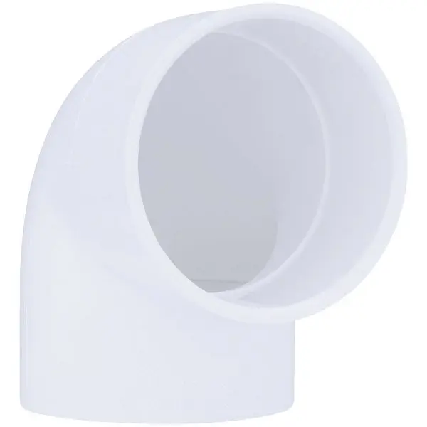 Charlotte Robust Pipe 4 Inch Slip x Slip Schedule 40 90 Degrees PVC Elbow (1/4 Bend), PVC 02300 2000HA Charlotte Pipe