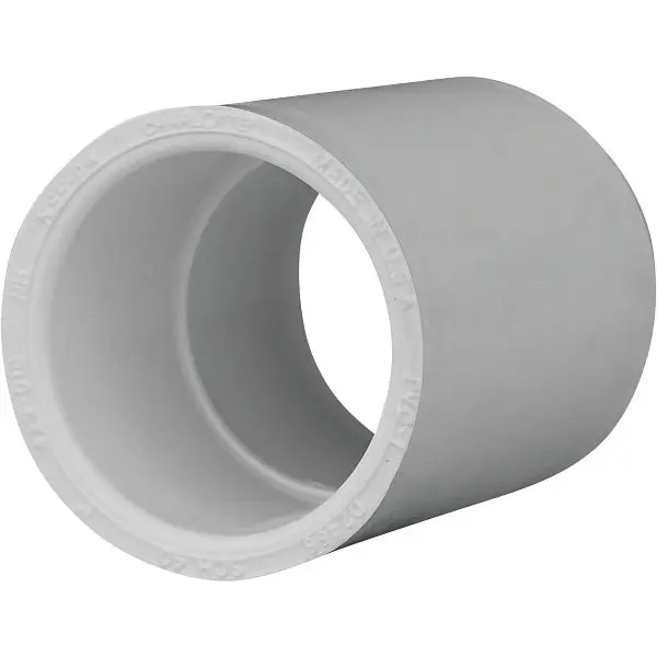 Charlotte Rugged Pipe 1 Inch Schedule 40 PVC Coupling, 10-Pack, PVC 02100C 1000HA Charlotte Pipe