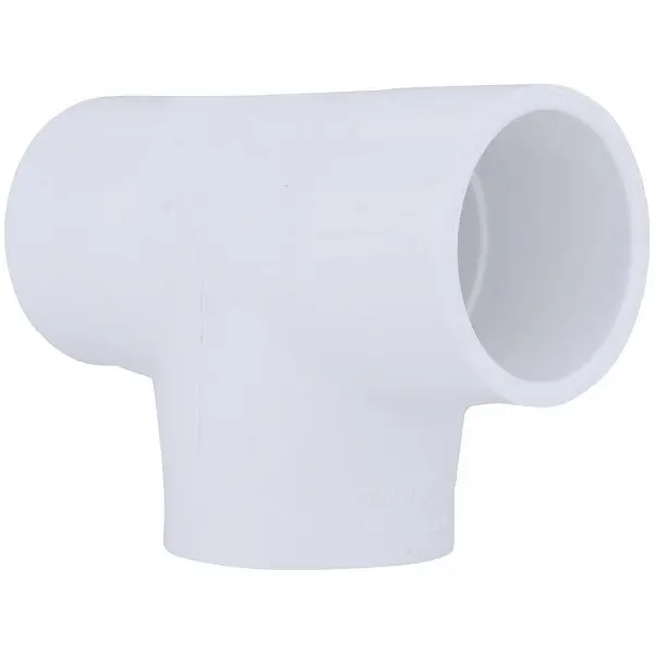 Charlotte Safety Pipe 1-1/4 Inch Schedule 40 PVC Barred Tee, PVC 02400 1200HA Charlotte Pipe