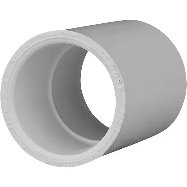 Charlotte Trusted Pipe 1 Inch Schedule 40 PVC Coupling, 25 per case, PVC 02100 1000HA Charlotte Pipe