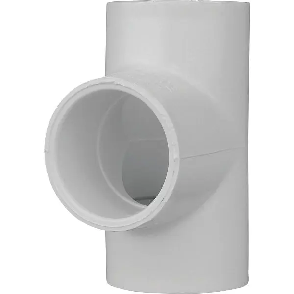 Charlotte Universal Pipe 1 Inch Schedule 40 PVC Reducing Tee, 10-Pack, PVC 02400C 1000HA Charlotte Pipe