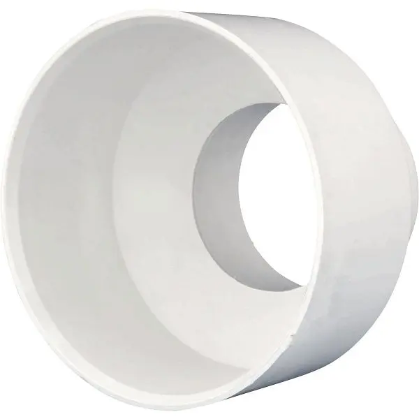 Charlotte UV-Resistant Pipe 3 Inch Sch 30 Hub x 2 Inch Sch 40 Hub DWV 600 Series PVC Coupling, PVC 01102 0800HA Charlotte ...