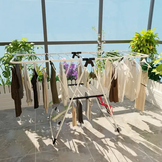 Costway Travel-friendly Laundry Clothes Storage Drying Rack, HW53986