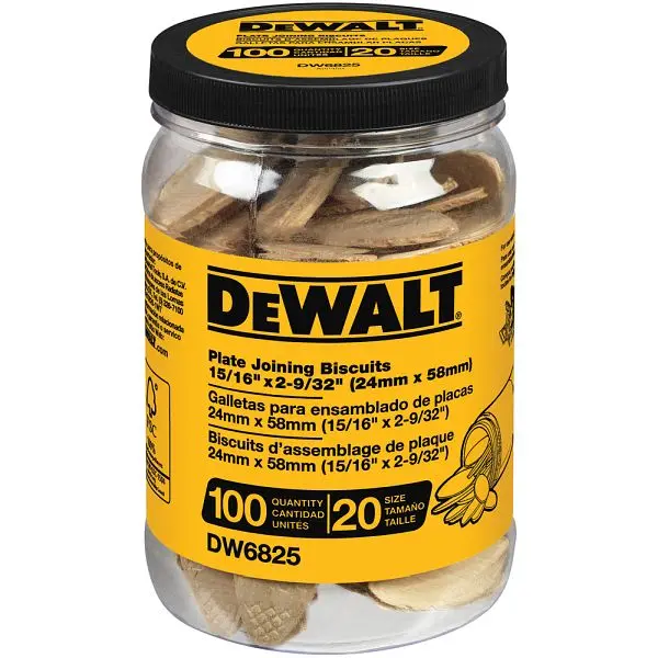 DeWalt Fortified Container Biscuits, Size 20, DW6825
