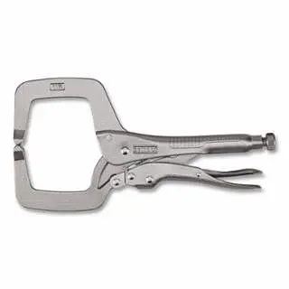 DeWalt Locking C-Corner Clamp, Regular Tips, Trigger Release Handle, 11 Oal, 3-3/8 Opening, 5 Units, DWHT82789
