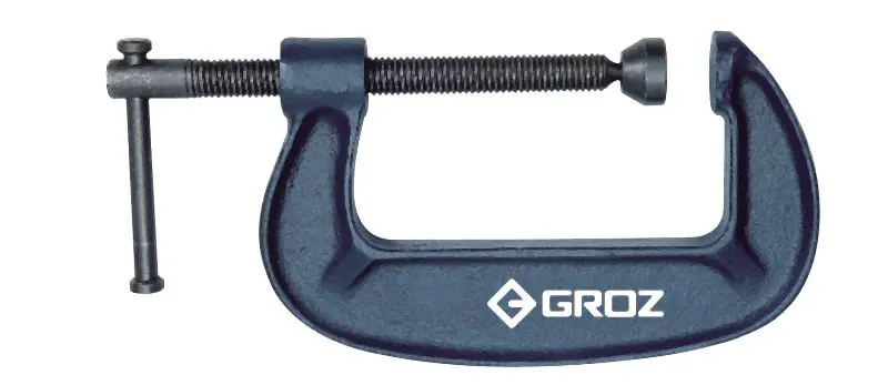 Groz Multipurpose 10" Ductile C-Quick-Grip Clamp, 35804