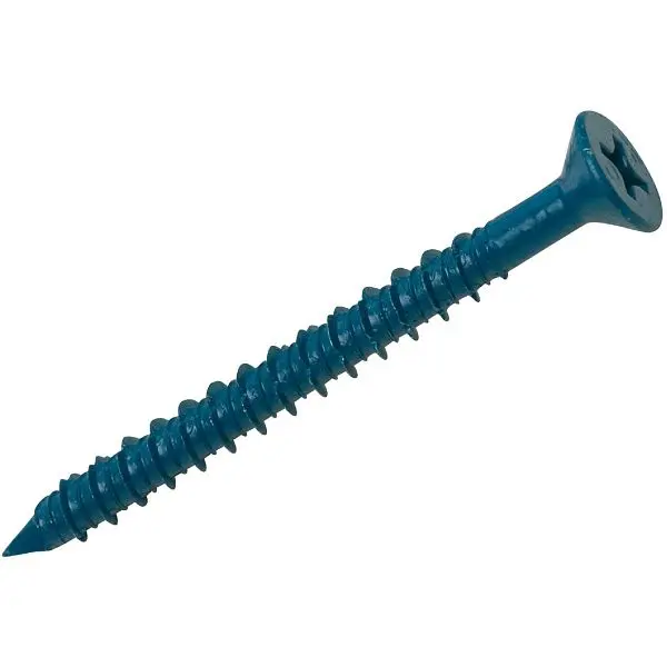 HILLMAN 3/16 Inch x 3-3/4 Inch Flat Concrete Sheet Metal Screw Anchor, 100 pieces, 375305