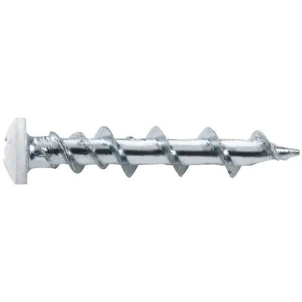 HILLMAN Borefast 1-1/2 Inch White Anchor & Screw Fastener One, 20 pieces, 377625